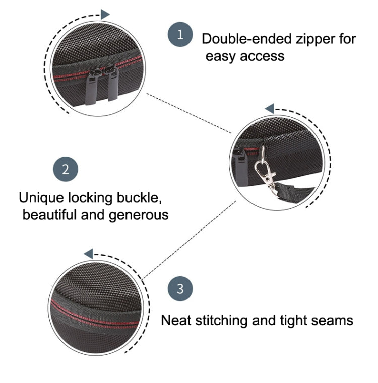 For JBL CLIP 4 Speaker Storage Bag Anti-crush Protection Box