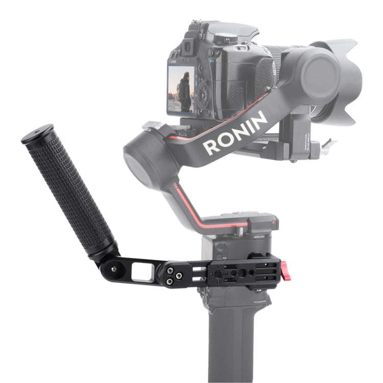 For DJI Ronin RS3 Pro Adjustable Angle Aluminum Alloy Handle Stabilizer