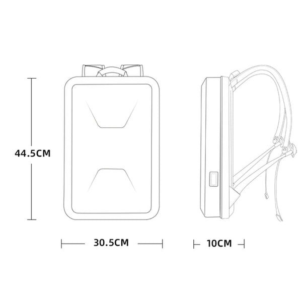 BANGE BG-2839 PC Hard Shell Gaming Computer Bag Business Waterproof Men Backpack