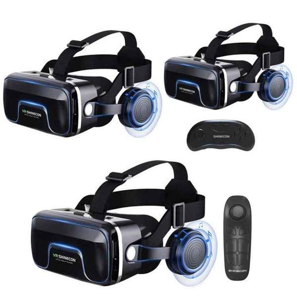 VRSHINECON G04EA+B03 Handle 7th VR Glasses 3D Virtual Reality Game Digital Glasses With Headset