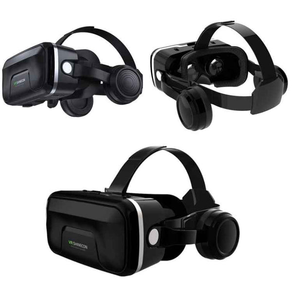 VRSHINECON G04EA+B03 Handle 7th VR Glasses 3D Virtual Reality Game Digital Glasses With Headset