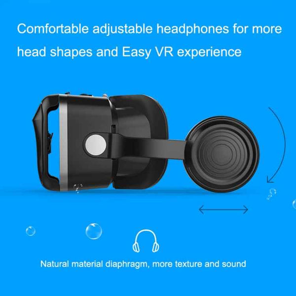 VRSHINECON G04EA+B03 Handle 7th VR Glasses 3D Virtual Reality Game Digital Glasses With Headset