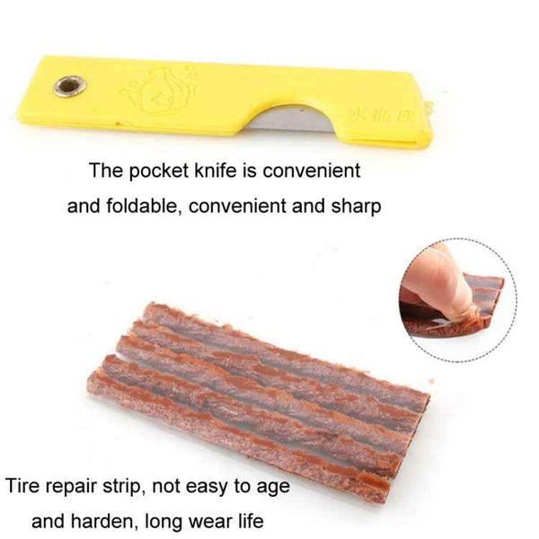 11pcs/set Car Vacuum Tire  Tools Tire  Needle Rubber Strip Tool Set