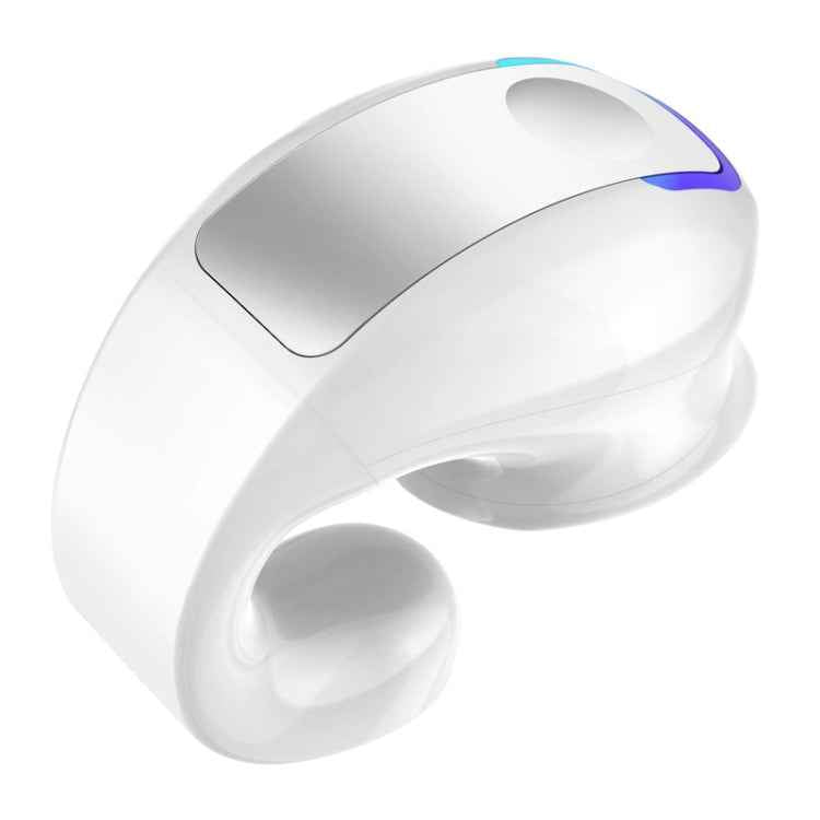 GD28 IPX4 Waterproof Single-ear Lightweight Clip Ear Bluetooth Earphone(White)