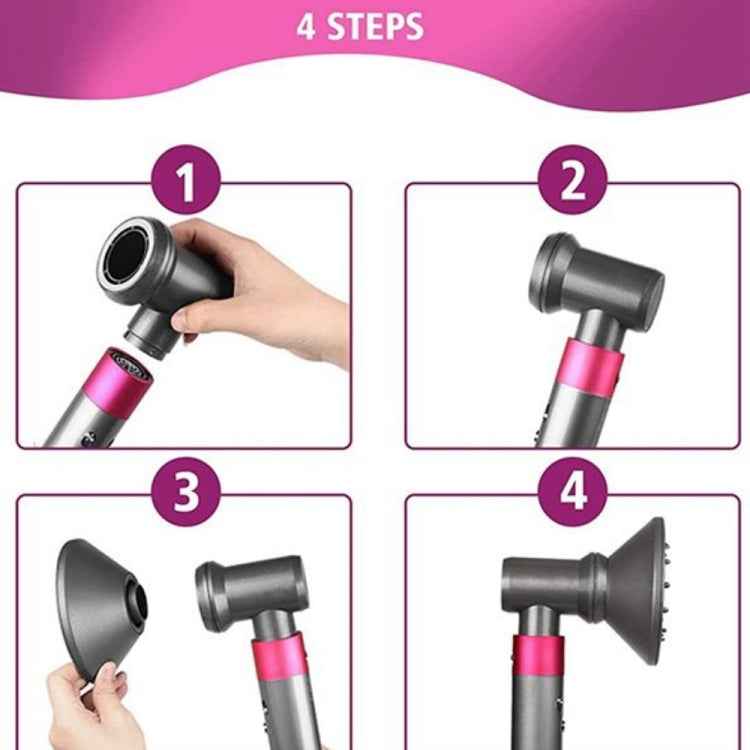 For Dyson Hair Dryer Airwarp Diffusion Nozzle Attachment Replacement Accessories Without Adapter