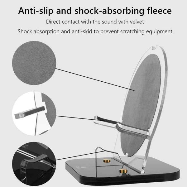 For B&O Beoplay A1 / Beosound A1 2nd Speaker Acrylic Desktop Stand Holder(Black)