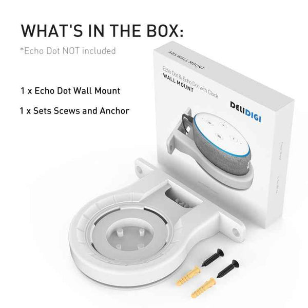 AhaStyle DD96 Stand Wall Storage Stand, For Amazon Echo Dot 3/4, For Google Wifi, For Apple HomePod Mini