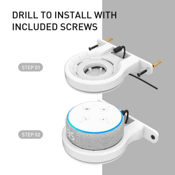 AhaStyle DD96 Stand Wall Storage Stand, For Amazon Echo Dot 3/4, For Google Wifi, For Apple HomePod Mini
