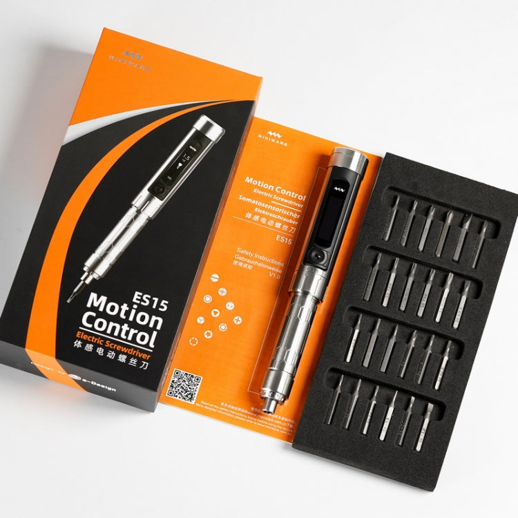 MINIWARE ES15 Electric Screwdriver Repair Tool Dismantling Screw Batch