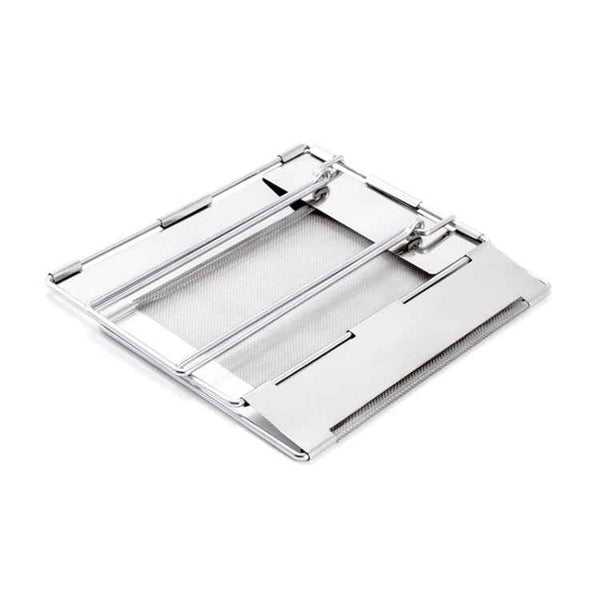 304 Stainless Steel Toaster Grill Toast Rack Foldable Sausage Rack Mini Stove