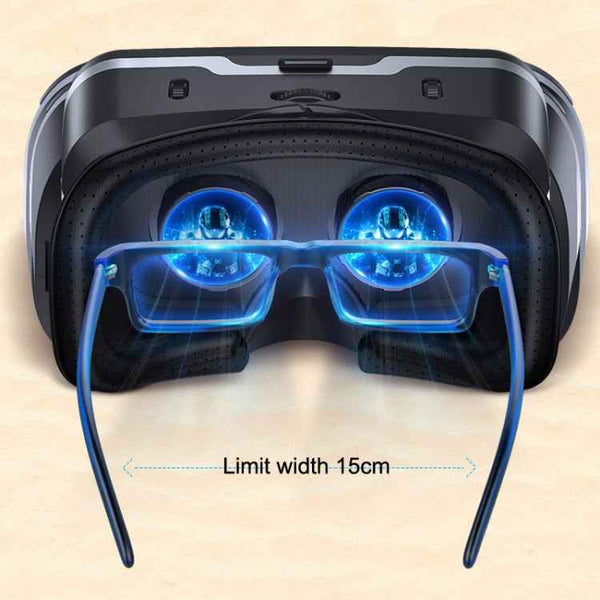 3D Virtual Reality Gaming Glasses Immersive VR Smart Glasses(Black)