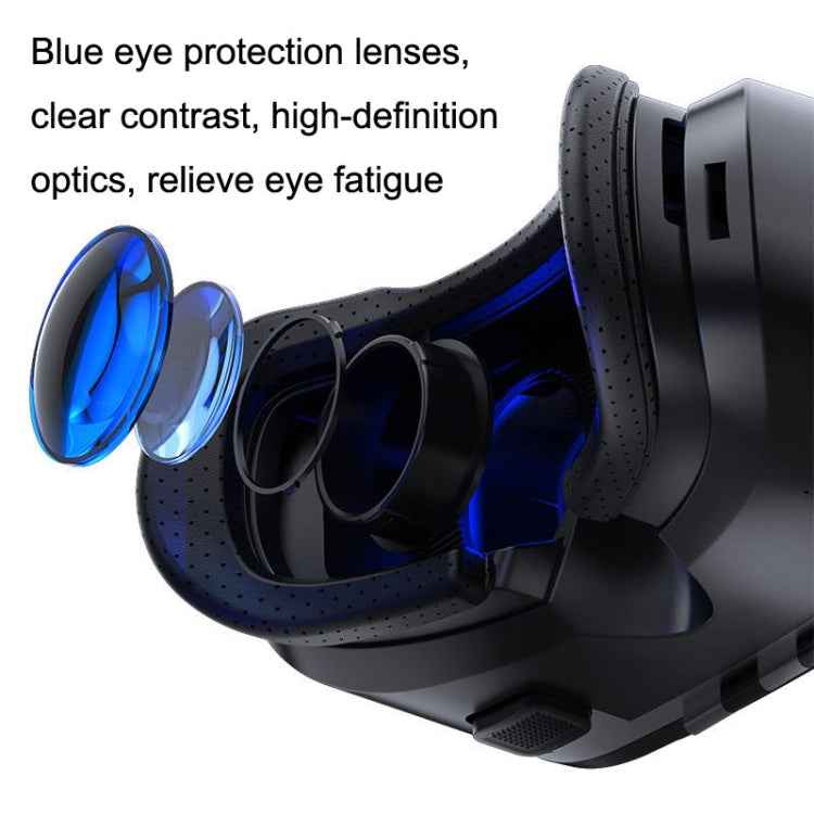 3D Virtual Reality Gaming Glasses Immersive VR Smart Glasses(Black)