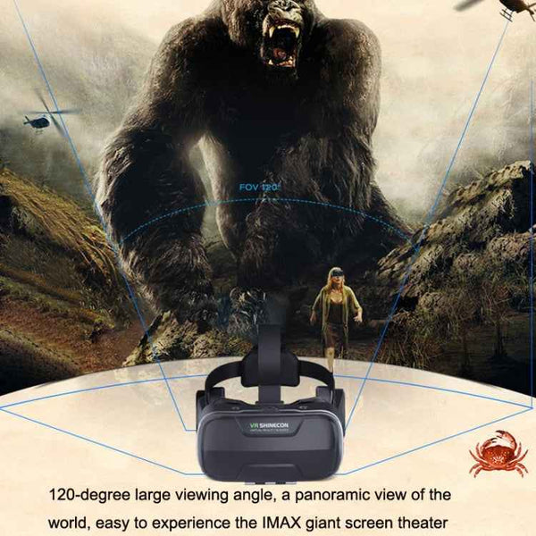 3D Virtual Reality Gaming Glasses Immersive VR Smart Glasses(Black)