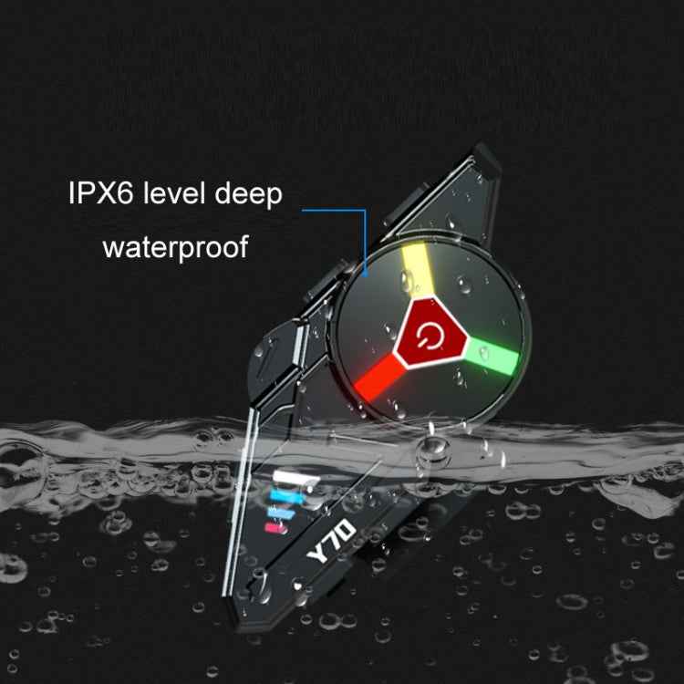 KUQIBAO Motorcycle Helmet Built-in Waterproof Bluetooth Earphone(Hard Microphone)