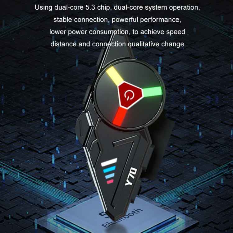 KUQIBAO Motorcycle Helmet Built-in Waterproof Bluetooth Earphone(Hard Microphone)