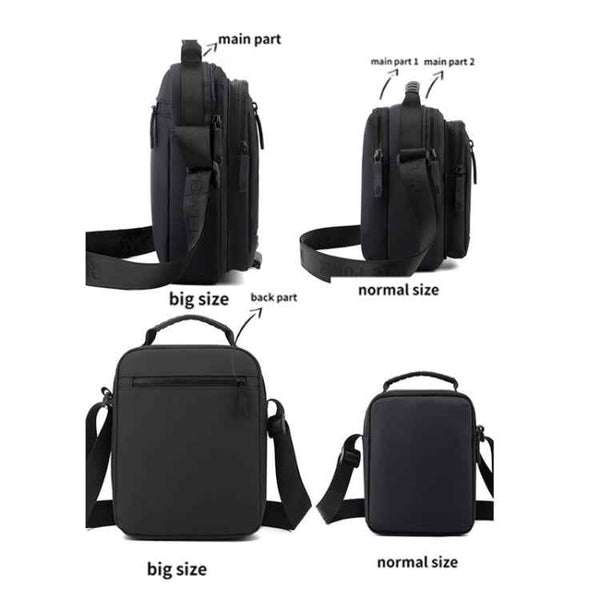 WEPOWER Men Shoulder Casual Holding Messenger Bags, Style: Large Army Green