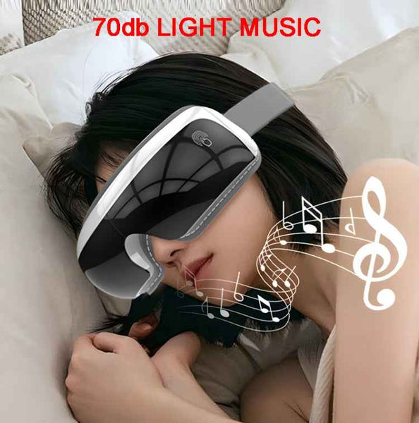 E5 Plus 26 Points Intelligent Eye Massager Adjustable Airbag Hot Compress Eye Protection Device(Pink)