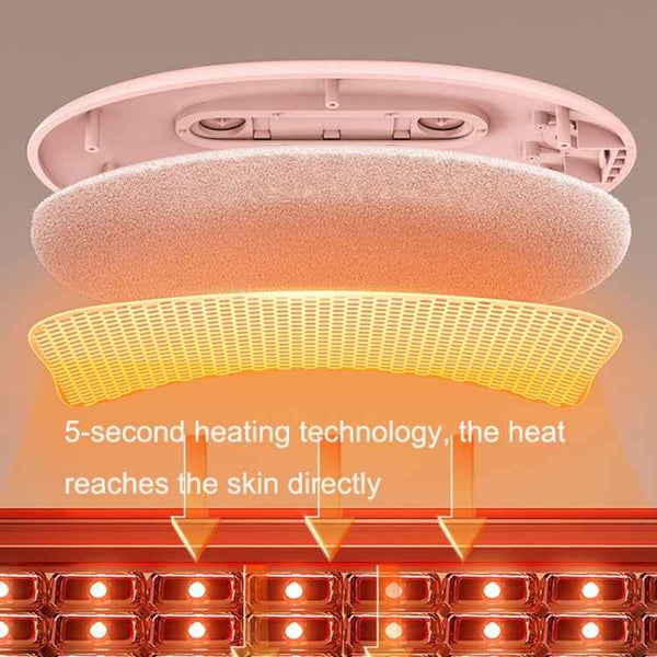 Intelligent Palace Warming Belt Three-speed Temperature Control Palace Belt(Pink)