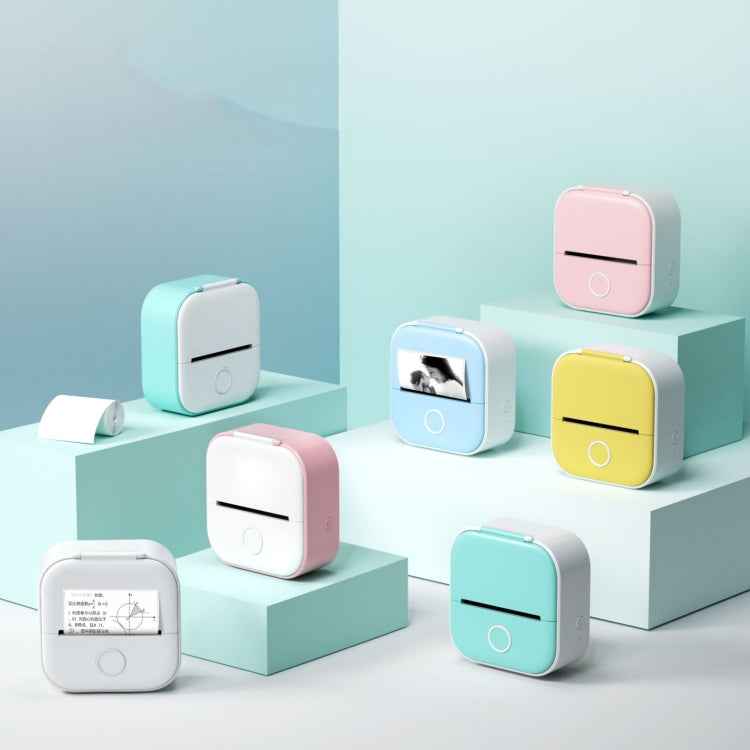 Phomemo T02 Standard Error Mini Pocket Small Portable Bluetooth Phone Photo Label Thermal Printer(Green)