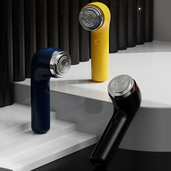 Rechargeable Travel Electric Shaver Portable Elbow Mini Floating Head Shaver