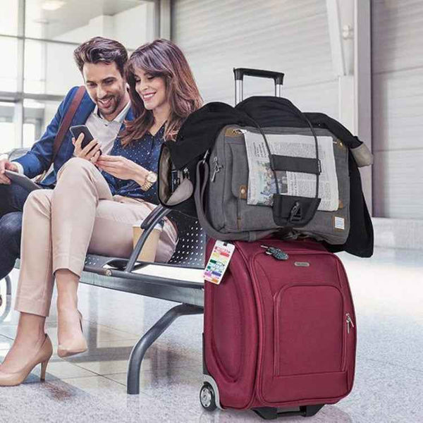 Lever Box Packing Belt Tour Box Fastener Wear-Resistant Binding Strap Adjustable Tightening Band(Black)