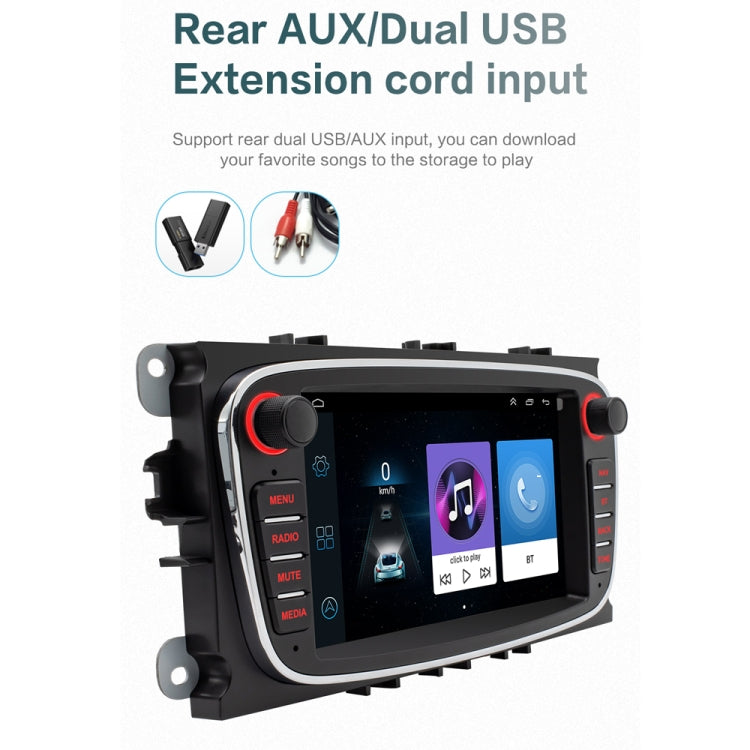 For Ford Focus 7 Inch HD Android Navigation Bluetooth RDS Radio