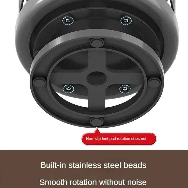 Home Thicken Knife Organizer Chopstick Cylinder Kitchen Drainage Countertop Shelf, Specification: Rotary (Black)