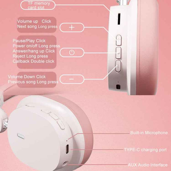 SOYTO SY-T2 Noise Reduction Bluetooth Headset Wireless Game Headset