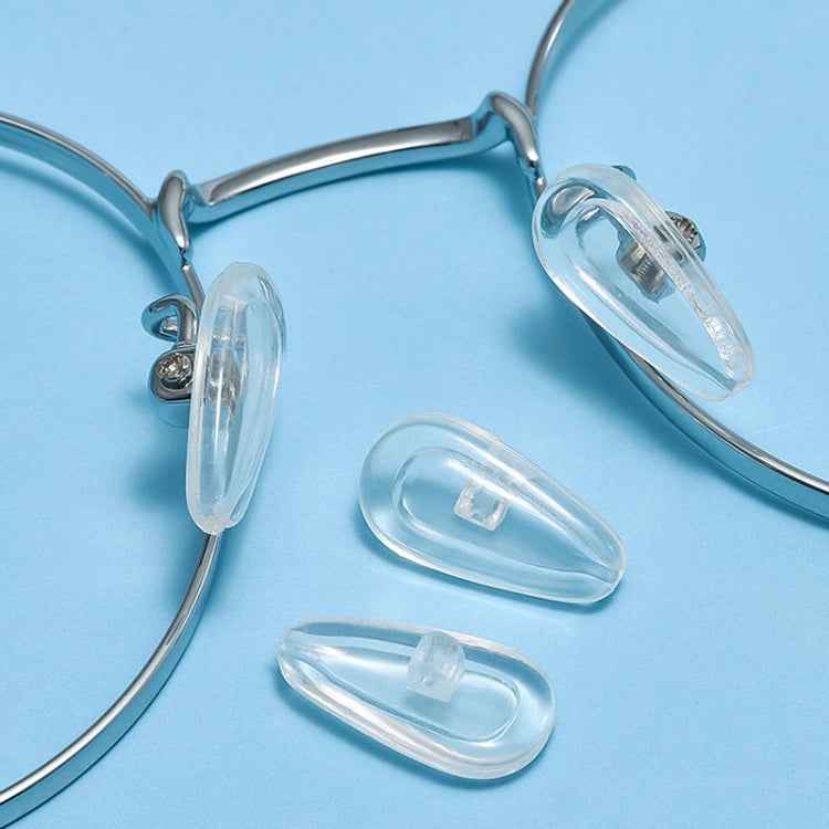 25pairs Eyeglasses Airbag Nosepiece Silicone Soft Nose Pad Universal Accessory, Model: Medium