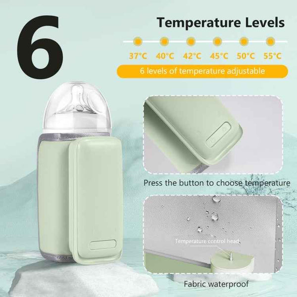 18W Baby Bottle Warmer With Digital Display & Night Light, Spec: Flagship Version