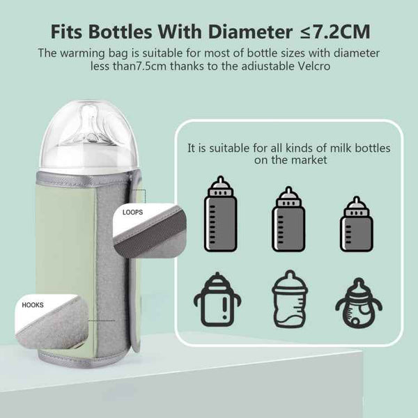 18W Baby Bottle Warmer With Digital Display & Night Light, Spec: Flagship Version