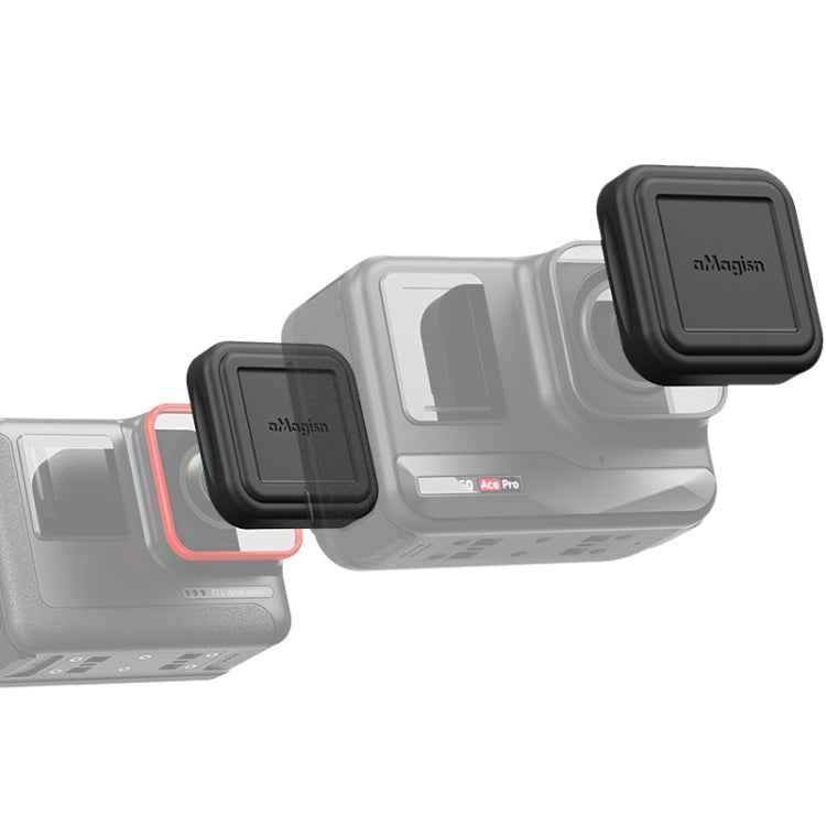 aMagisn Silicone Lens Cap Protective Cover Sports Camera Accessories, For Insta360 Ace Pro