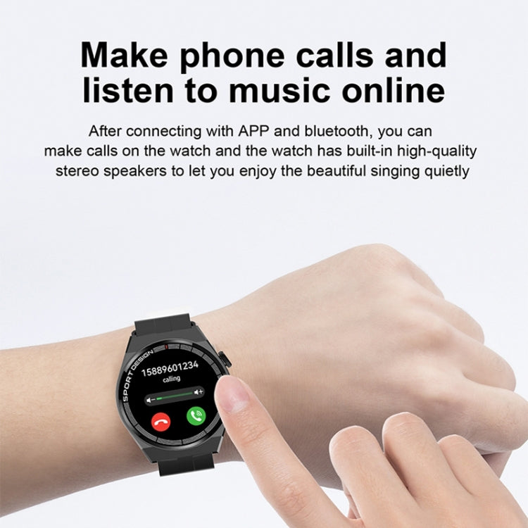 GT3Pro 1.28-Inch Health Monitoring Bluetooth Call Smart Watch With NFC