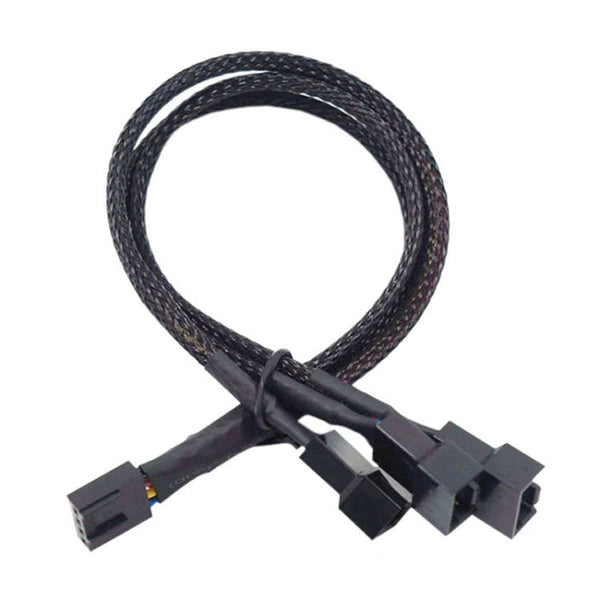 Computer PWM Temperature Control Cooling Fan Extension Cable Chassis HUB Connector