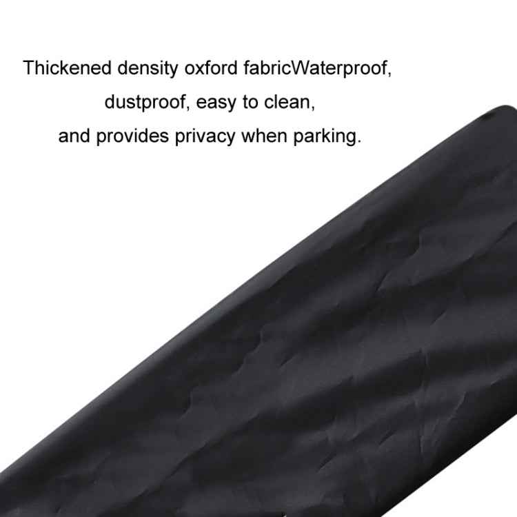 1pair Dustproof Waterproof Thickened Oxford Cloth License Plate Cover