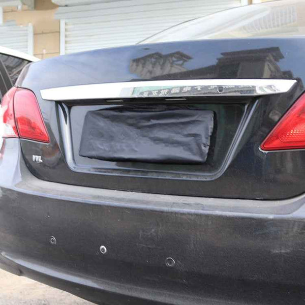 1pair Dustproof Waterproof Thickened Oxford Cloth License Plate Cover