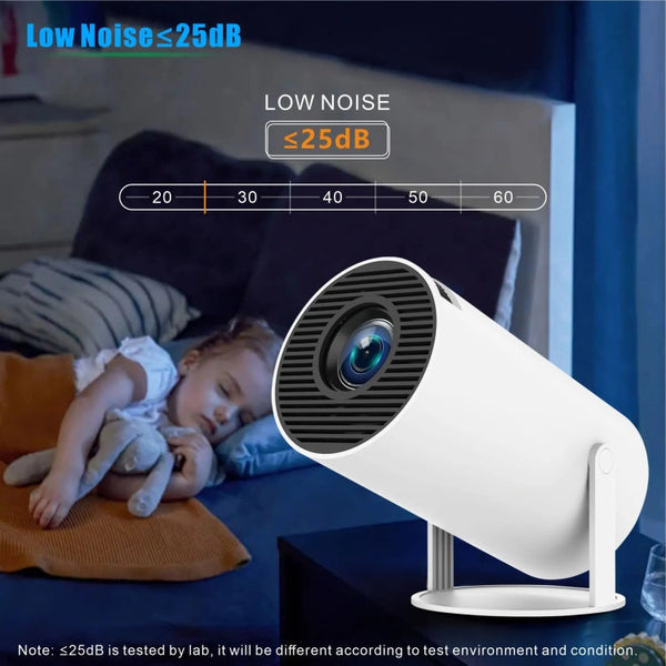 HY300 PRO Smart Projector Android 11.0 System 160 Lumen Portable Projector, EU Plug, US Plug, UK Plug, AU Plug