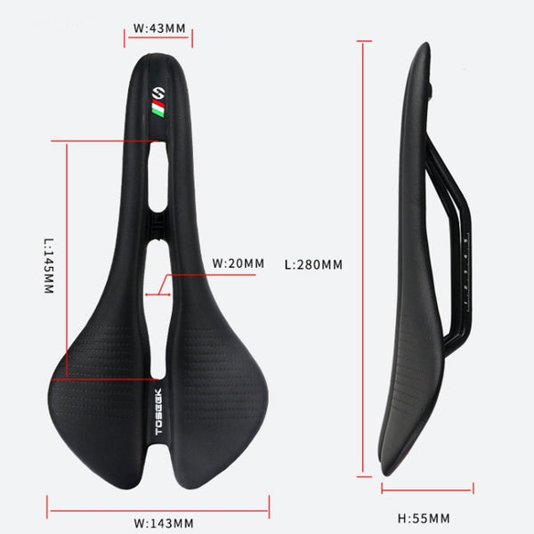 TOSEEK Mountain Bike Saddle Road Bicycle Seat Accessories
