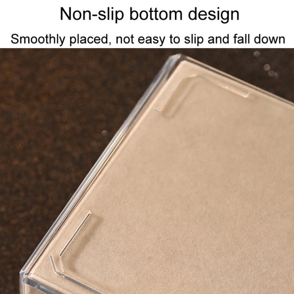 Three-Layer Velvet Dustproof Drawer Earrings Jewelry Storage Box