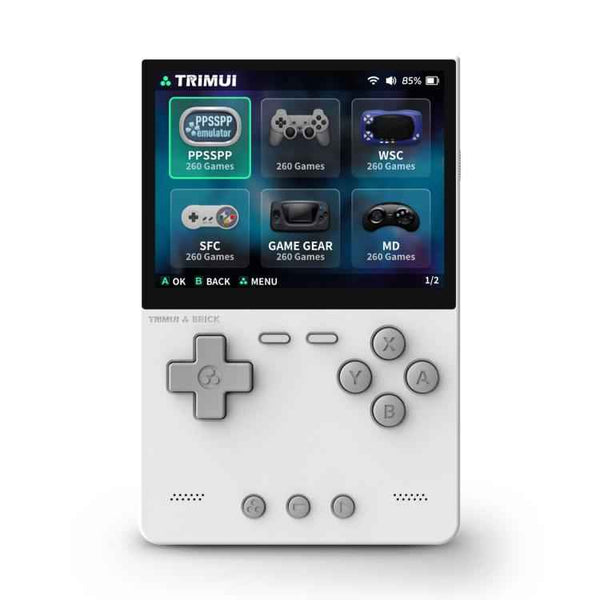TRIMUI BRICK Open Source Pocket Console Portable Wireless Bluetooth HD Retro Arcade, Standard No Card, 64G, 128G, 256G