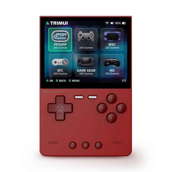 TRIMUI BRICK Open Source Pocket Console Portable Wireless Bluetooth HD Retro Arcade, Standard No Card, 64G, 128G, 256G