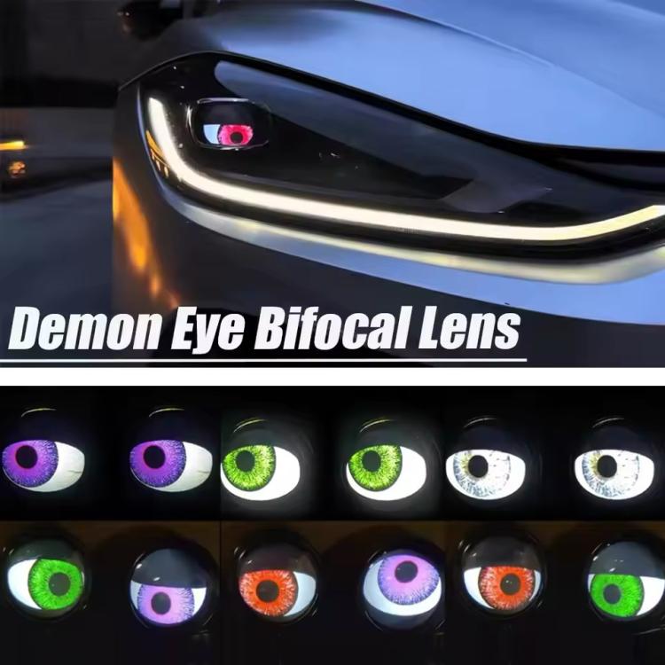 3-Inch Car Motorcycle LED Demon Eye Light Modification