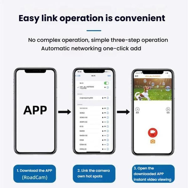 Pet Recorder With Collar Cat Dog View Camera