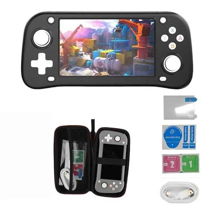 XF43 Retro Handheld Game Console Open Source 4.3 Inch Large Screen Gaming Video Players Console, 64G, 128G