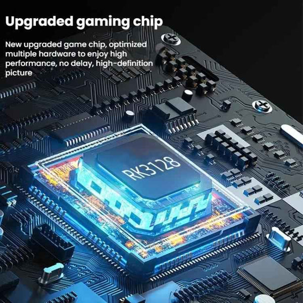 XF43 Retro Handheld Game Console Open Source 4.3 Inch Large Screen Gaming Video Players Console, 64G, 128G