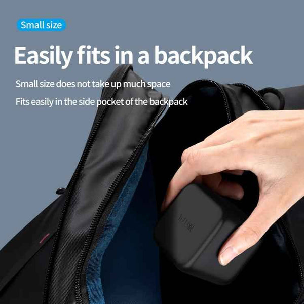 For GoPro HERO13 Black TELESIN 3 Slots Charging Case Compact Storage Box