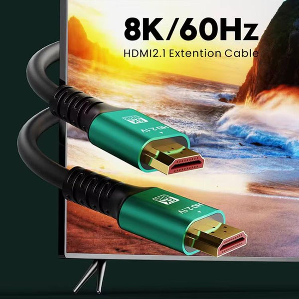 HDMI 2.1 8K HD Cable Connecting TV Computer Projector Video Cable, 1M, 1.5M, 3M, 5M, 10M
