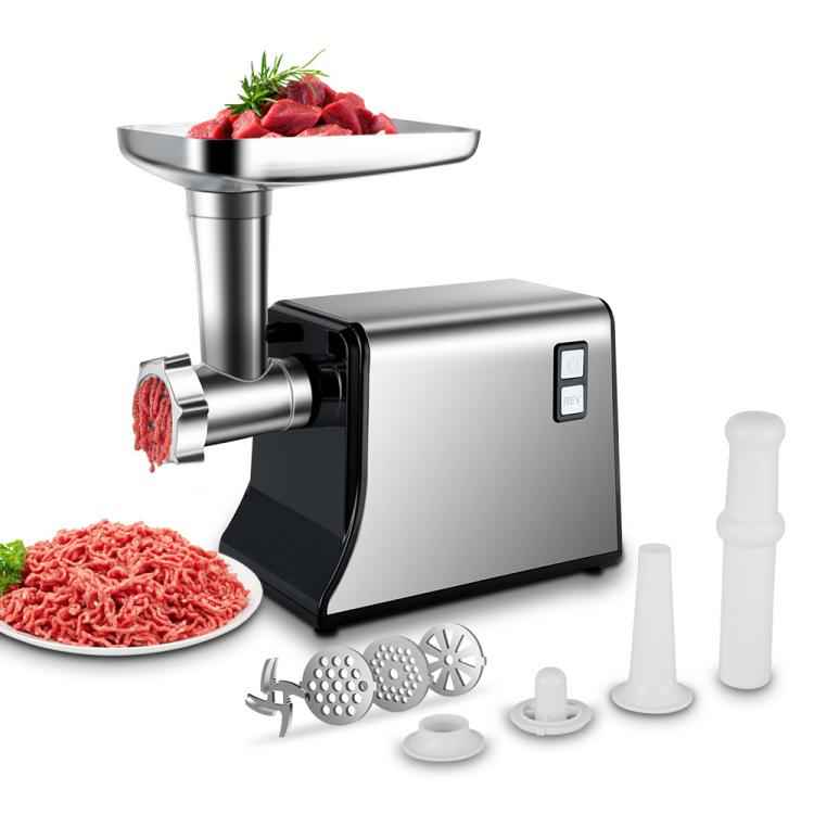 Stainless Steel Electric Meat Grinder Sausage Stuffer Home Use Mincer Machine