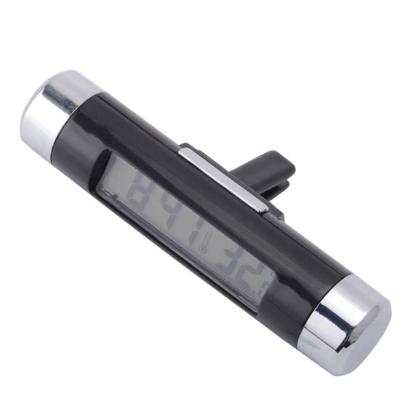 2 in 1 Car Auto Thermometer Clock Calendar LCD Display Screen, Car Auto Thermometer