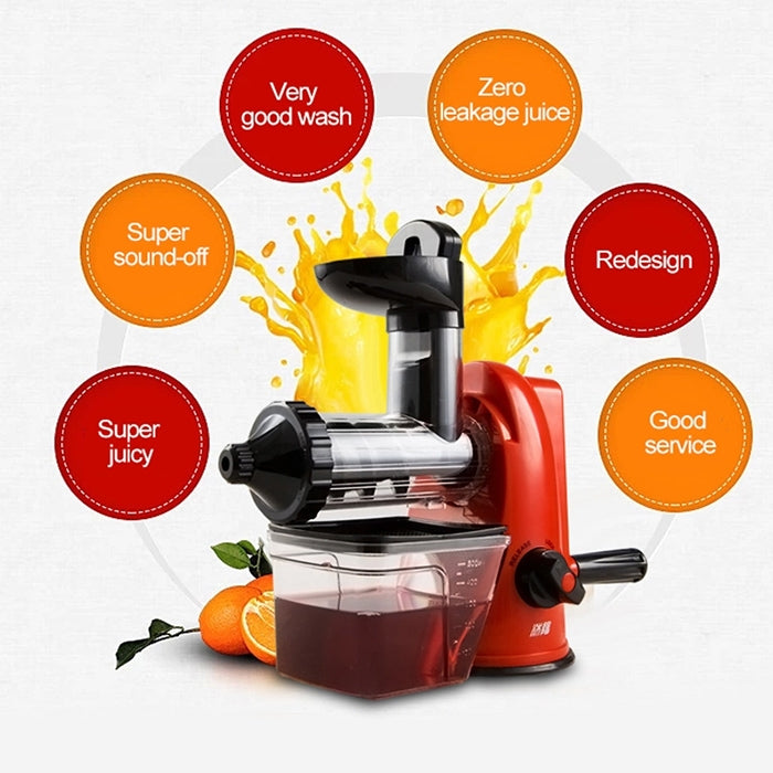 Multifunction Home Manual Juicer Apple Orange Wheatgrass Portable DIY Juicer